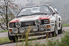 Marcel Fässler im Audi Quattro Rallye Gr. B (1983) - am Michaelskreuzrennen 2014