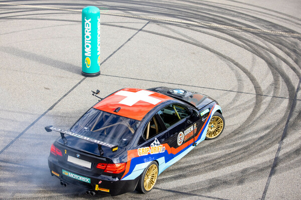 Image: Marco Grilli drifting in the BMW E92