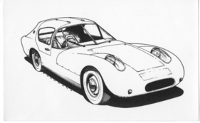 Marcos 1000 GT (1962) - Zeichnung der ersten Marcos-Schöpfung