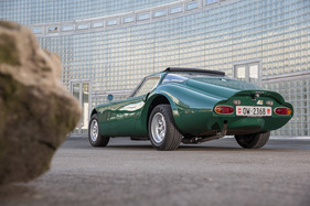 Marcos 1600 GT (1967) - Der Kofferraum ist durch eine Klappe im Heck erreichbar