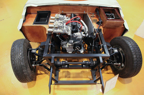 Marcos 1600 GT (1968) - bereits installierter Cortina-Motor - Oldtimermesse St. Gallen 2018