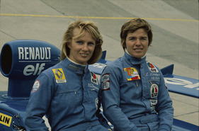 Marie-Claude Beaumont and Lella Lombardi