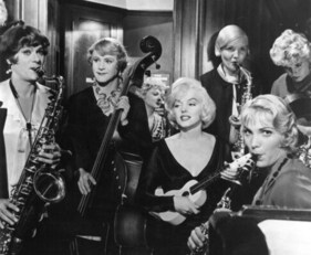 Marilyn Monroe im Film "Some like it hot" im Jahr 1959