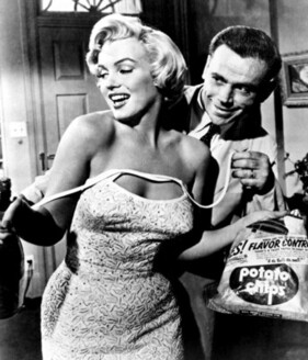 Marilyn Monroe im Film "The Seven Year Itch" im Jahr 1955