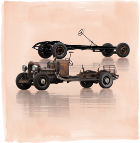 Marmon Sixteen Chassis (1931) - als Lot 260 an der RM / Sotheby's Versteigerung der Andrews Collection am 2. Mai 2015