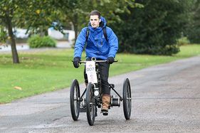 Marot Gardon Tricycle (1898) - am Bonhams London to Brighton Veteran Car Run 2014 Marot Gardon Tricycle (1898) - am Bonhams London to Brighton Veteran Car Run 2014