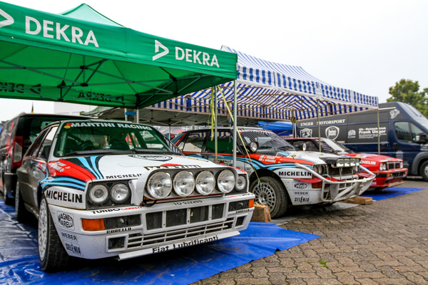 Martini Lancia am Eifel Rallye Festival 2016 in der Rallye Meile