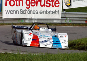 Martini Mk 77-BMW (1998) - einst gefahren von Heinz Steiner, im Bild gesteuert von Marcel am Gurnigel 2005