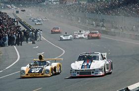 Martini-Porsche 935 in Le Mans im Jahr 1977