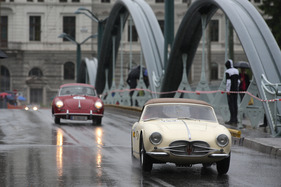 Bild Maserati 150 GT (1957) - am Start in der Rennwagenklasse  - Gaisbergrennen 2013 - Stadt-Grand-Prix in Salzburg am Donnerstag