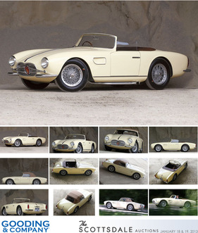 Maserati 150 GT Spider (1957) - erreichte den Schätzpreis bei der Gooding-Auktion Arizona 2013 nicht ganz, wurde aber trotzdem für USD 2,8 Millionen verkauft Maserati 150 GT Spider (1957) - erreichte den Schätzpreis bei der Gooding-Auktion Arizona 2013 nicht ganz, wurde aber trotzdem für USD 2,8 Millionen verkauft