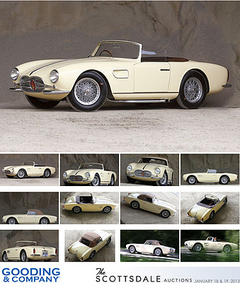 Maserati 150 GT Spider (1957) - erreichte den Schätzpreis bei der Gooding-Auktion Arizona 2013 nicht ganz, wurde aber trotzdem für USD 2,8 Millionen verkauft