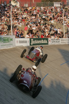 Maserati 250 F (1956) - in der offenen Rennbahn von Oerlikon - Indianapolis in Oerlikon 2012