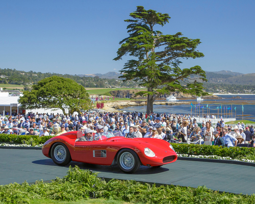 Maserati 300S Fantuzzi Spyder (1956) - 1. Rang in der Klasse P-2 beim Pebble Beach Concours d'Elegance 2024