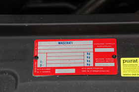 Maserati 3200 GT (1999) - Typenschild (1999)