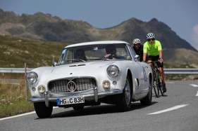 Maserati 3500 GT (1958) - bei der Überquerung des Flüelapasses an der Passione Engadina 2019