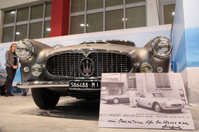 Maserati 3500 GT (1961) - sicherlich einer der am weitesten gefahrenen Wagen dieses Typs, bereits in den Siebzigerjahren waren es 680'000 km - jetzt restauriert durch Scuderia Azzurra (Techno Classica 2017)