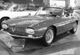 Maserati 3500 GT Vignale Spider (1963) - gezeigt am Turiner Automobilsalon von 1963