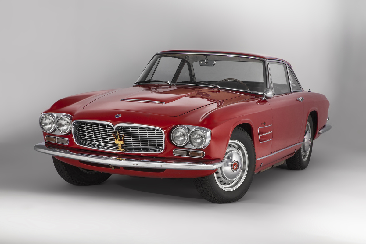 Maserati 3500 GTI Frua Coupé (AM 101.2242 von 1962) - elegantes Coupé mit grosszügigem Glas-Einsatz