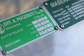 Maserati 3500 GTIS Sebring (1963) - Chassis-Plakette - eigentlich stimmten damals meist Motoren- und Chassis-Nummern überein_Maserati Sebring 18