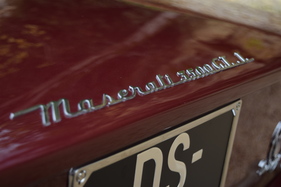 Maserati 3500 GTIS Sebring (1963) - Maserati-Schriftzug auf dem Heck