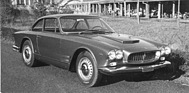 Maserati 3500 GTIS Sebring (1963) - das Vignale-Coupé auf einer arg körnigen Aufnahme von damals