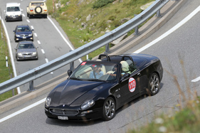 Maserati 4200 GT Spider (2000) - bei der Überquerung des Flüelapasses an der Passione Engadina 2019