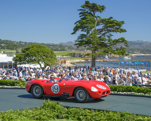Maserati 450S Spyder (1957) - 3. Rang in der Klasse P-2 beim Pebble Beach Concours d'Elegance 2024