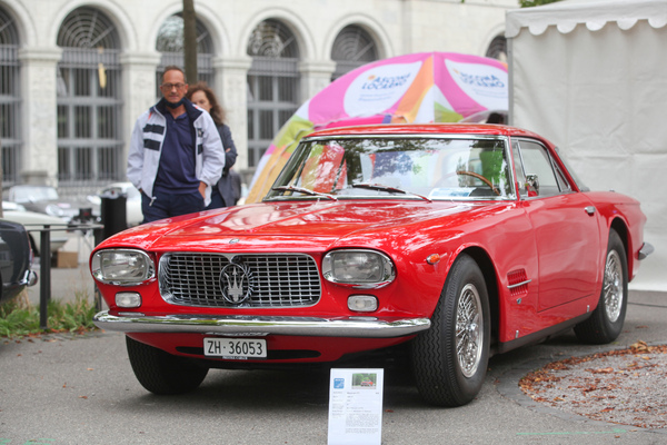 Maserati 5000 GT Allemano (1964) - Das Auto von Eagles-Mitglied Joe Walsh beim Zürich Classic Car Award 2021
