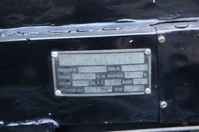 Maserati 5000 GT Frua (1966) - Chassis-Plakette