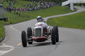 Maserati 8 CM (1933) - im Feld der Vorkriegsrennwagen am GP Mutschellen 2012
