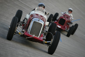 Maserati 8 CM (1933) - in der offenen Rennbahn von Oerlikon - Indianapolis in Oerlikon 2012