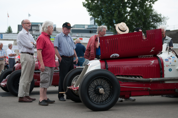 Maserati 8CM (1933) von Kurt Hasler am Indianapolis in Oerlikon 2014