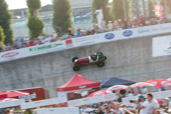Bild Maserati 8CM (1933) von Kurt Hasler am Indianapolis in Oerlikon 2014