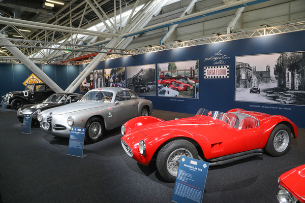 Bild: Maserati A6 GCS (1953) - nahm an der Targa Florio 1954 teil - Auto e Moto d'Epoca Bologna 2023