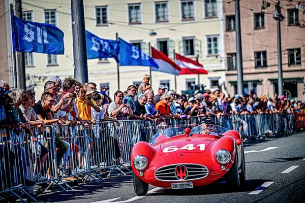 Bild: Maserati A6 GCS-53 aus dem Jahr 1954 beim Stadt-Grand-Prix in Salzburg - Gaisbergrennen 2025