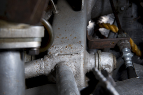 Maserati A6G 2000/54 Gran Sport (1956) - eingestanzte Nummern