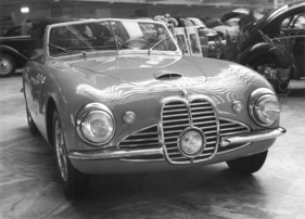 Maserati A6G 2000 Spider #2018 (1951) - Frua-Design, mit dem zusätzlichen Scheinwerfer in der Mitte