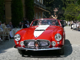 Maserati A6G/54 2000 Frua Spider (1956) - 2008 am Concorso d'Eleganza Villa d'Este, am Steuer John F. Bookout