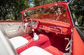 Maserati A6G/54 2000 Frua Spider (1956) - Interieur in Rot und Weiss