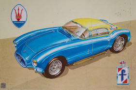 Maserati A6GCS Pininfarina (1953) - schnittiges Coupé als Entwurf