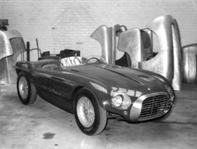 Maserati A6GCS Spyder (1953) - die Barchetta mit Chassis-Nummer 2049 nach der Fertigstellung im Atelier von Vignale