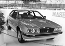 Maserati Biturbo (1983) - man spricht jetzt auch von einer kommenden 2,5-Liter-Version - am Genfer Automobilsalon von 1983