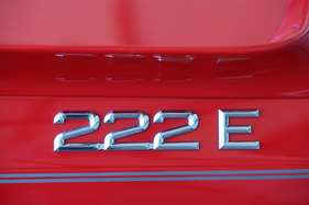 Maserati Biturbo 222 E (1990) - Typenschriftzug "222 E"