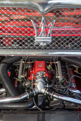 Maserati Biturbo 222 E (1990) - ... und Dreizack auf dem Motor