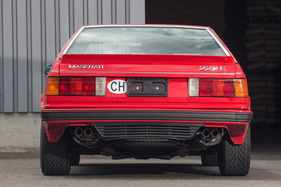 Maserati Biturbo 222 E (1990) - zwei Doppelauspuffe demonstrieren die Leistungspotenz