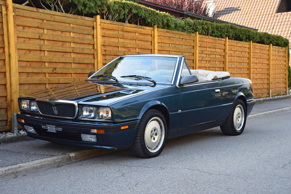 Maserati Biturbo Spider Swiss Edition (1990) - als Lot 15 an der Versteigerung der Oldtimer Galerie Toffen am 14. Oktober 2017