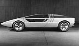 Image: Maserati Boomerang (1972) - it could hardly be flatter