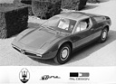 Maserati Bora (1971) - Promotionsaufnahme zur Lancierung auf dem Genfer Salon 1971