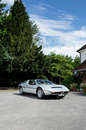 Maserati Bora 4,7 Litres Coupeé (1977) - als Lot 106 an der Chantilly Versteigerung von Bonhams am 10. September 2017 Maserati Bora 4,7 Litres Coupeé (1977) - als Lot 106 an der Chantilly Versteigerung von Bonhams am 10. September 2017